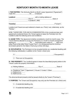 protective rental agreement kentucky form fill out and sign printable pdf template signnow
