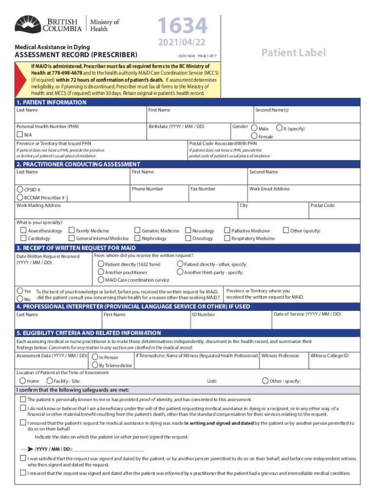  Practitioner Request for Approval of over Age Claims 2021-2024