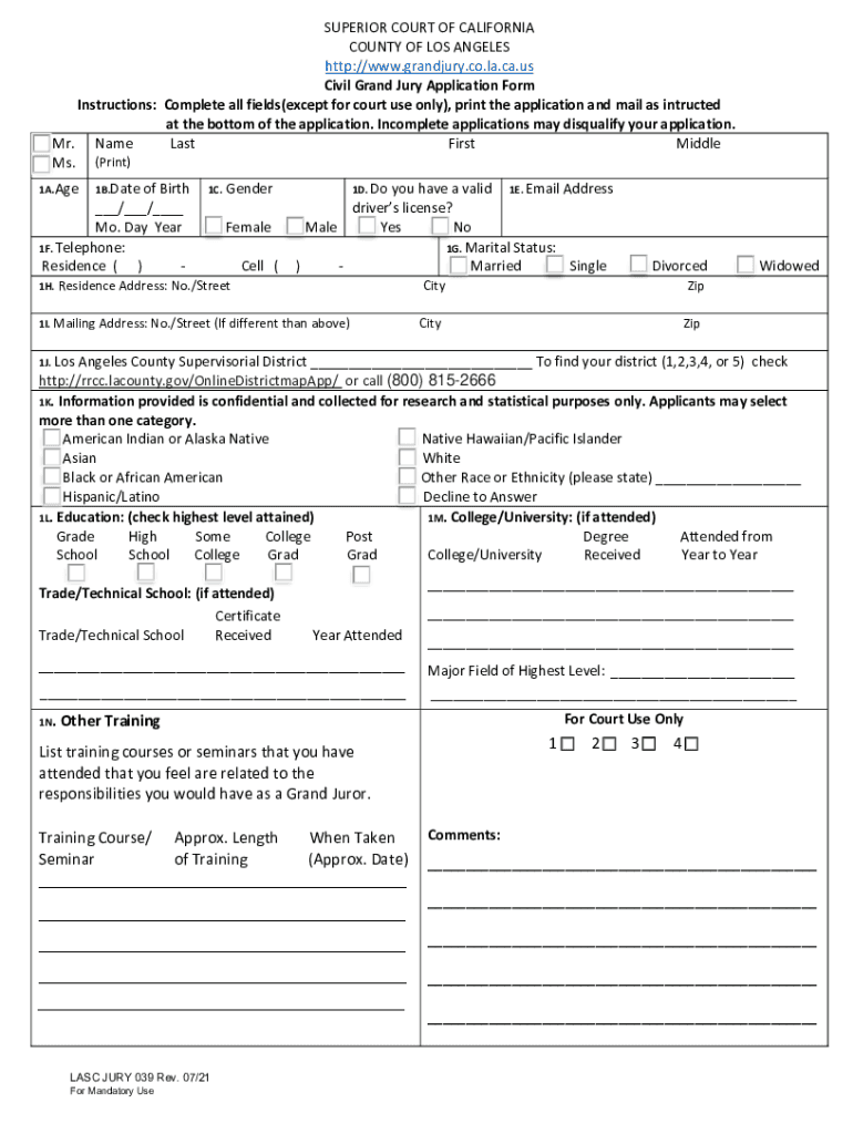  Grandjury Co La Ca Us Los Angeles County Grand Jury 2021-2024