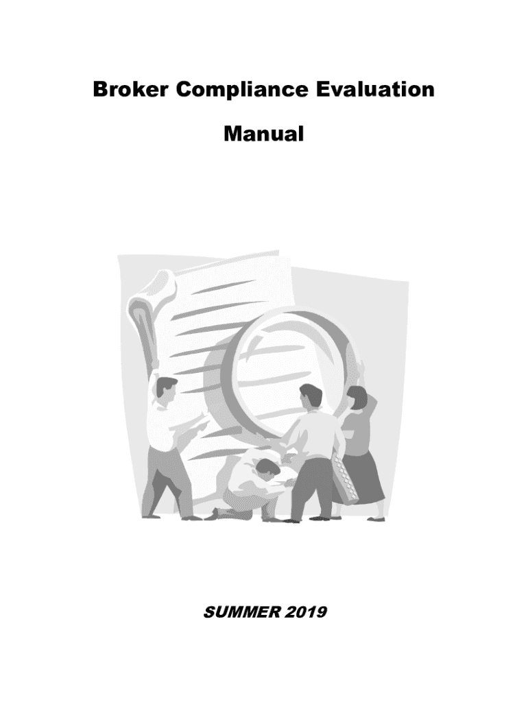  RE 5 Broker Compliance Evaluation Manual 2019-2024