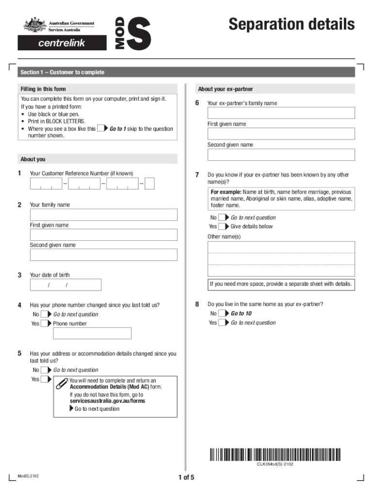 Mod S Form