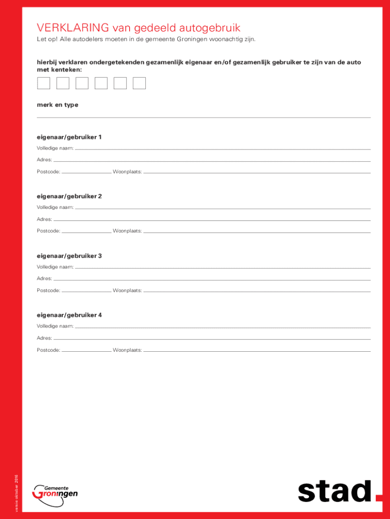  Get the Parkeerbedrijf Gemeente Groningen Form pdfFiller 2016-2024