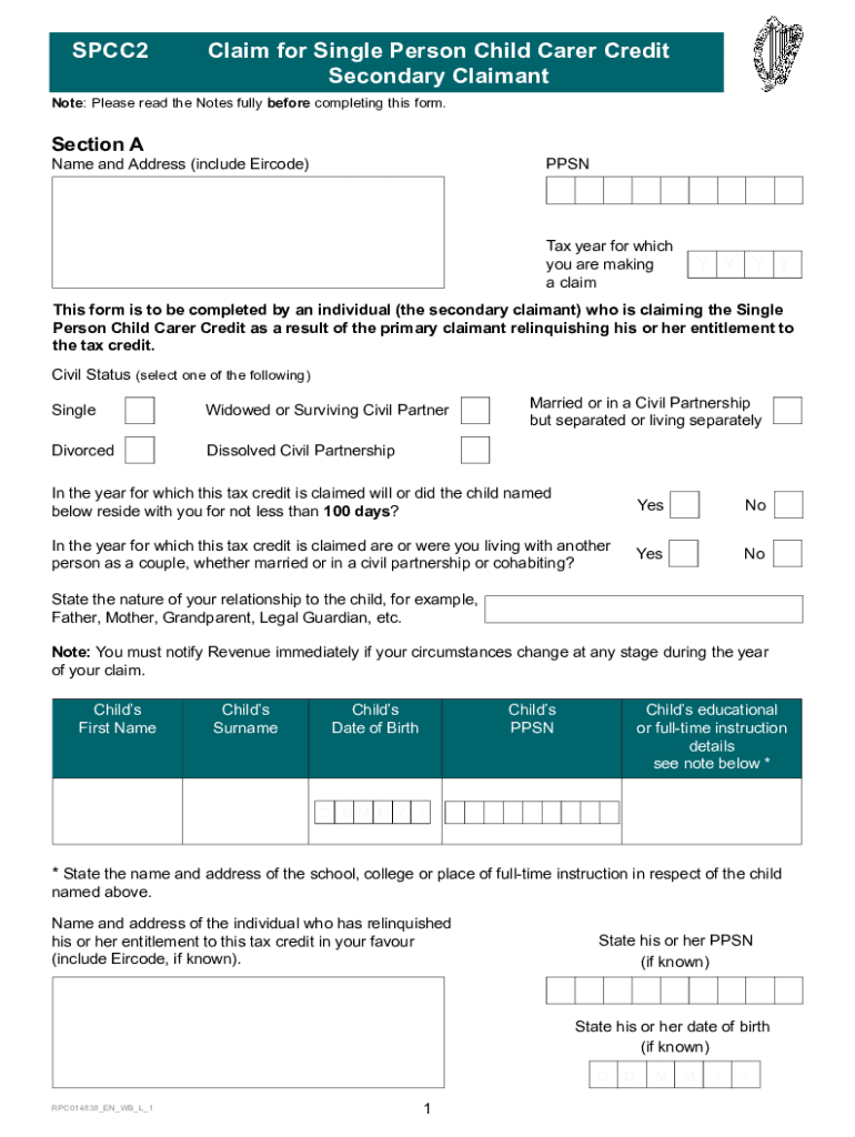 Spcc1 Form