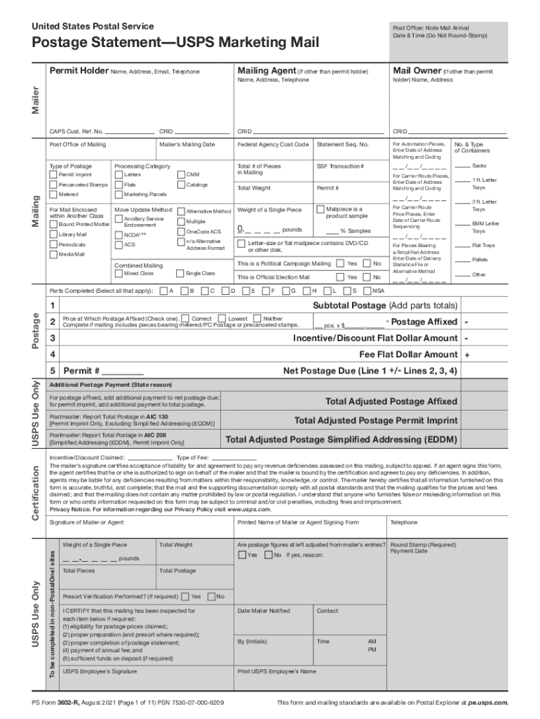 Get and Sign Form USPS PS 3600 EZ Fill Online, Printable, Fillable 2021-2022