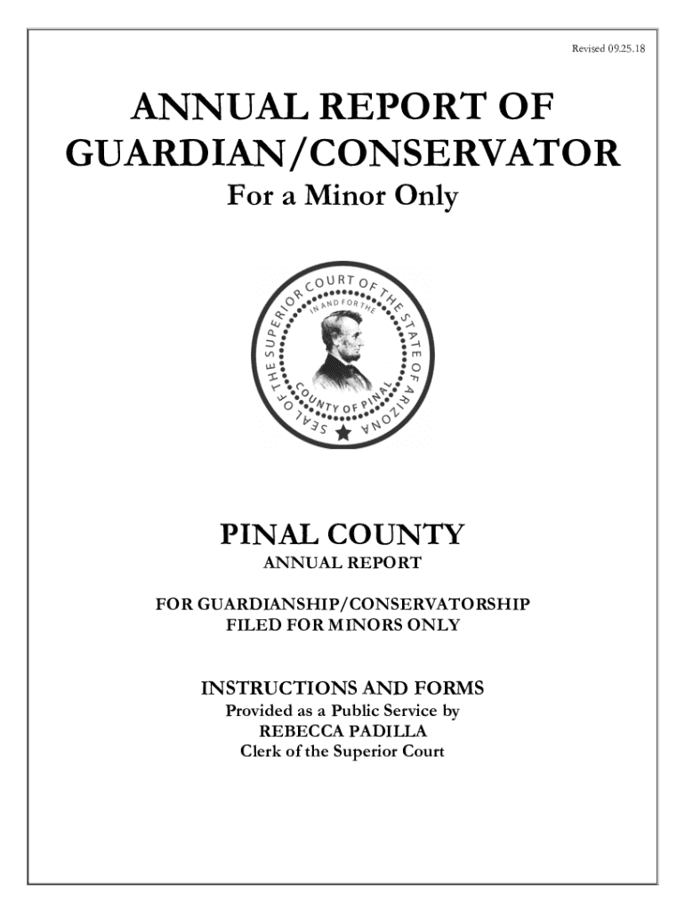  Annual Report of Guardian Andor Conservator of a Minor 2018-2024