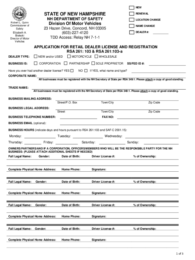 Form RDMV730 &amp;quot;Application for Utility Dealer Registration