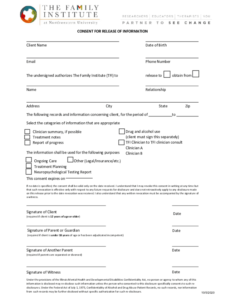 1 17 Informed Consent and Release of Information CHFS Authorization to Release Healthcare InformationAuthorization to Release He