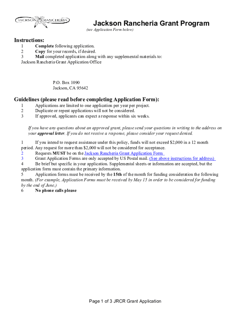 Grant Application Form Revised $2k 080620