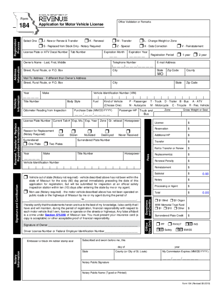  R J New or Renew &amp; Transfer 2019-2024