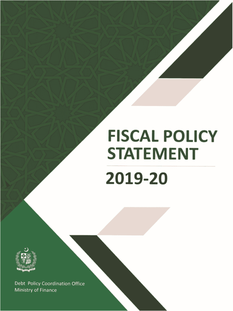 Pakistan Fiscal Policy  Form