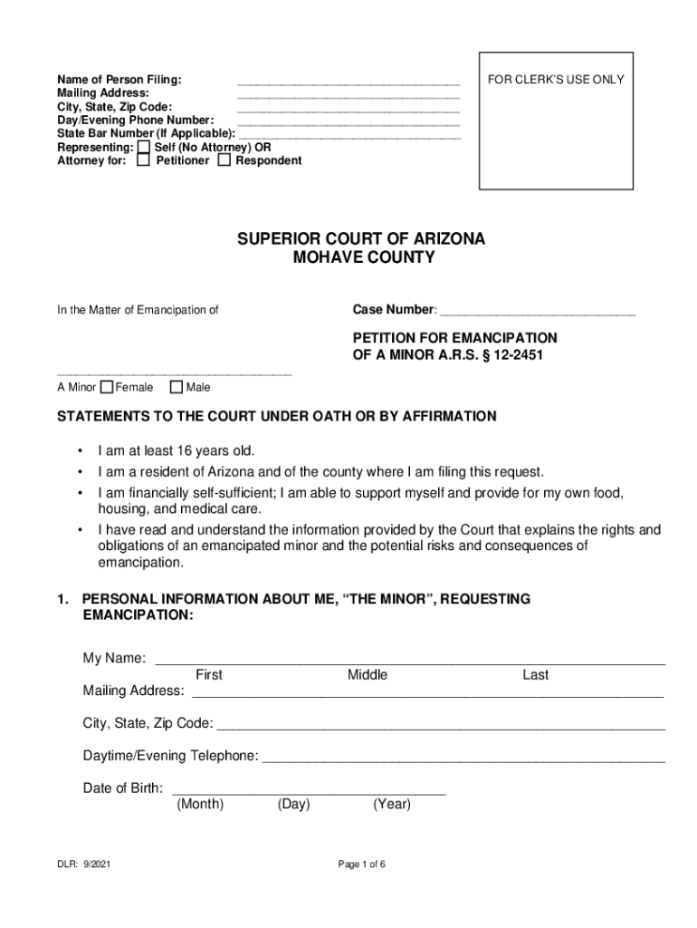  MOTION for CHANGE of VENUE Graham County, AZ 2021-2024