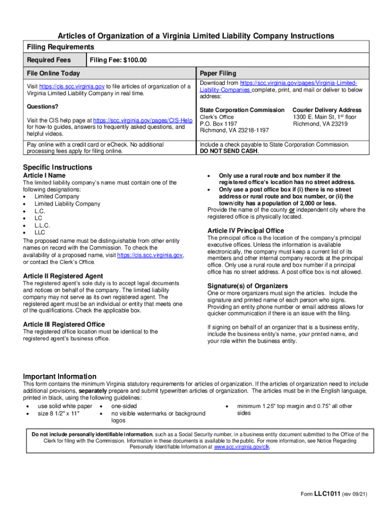  VA LLC1011 Fill and Sign Printable Template OnlineUS Legal Forms 2021