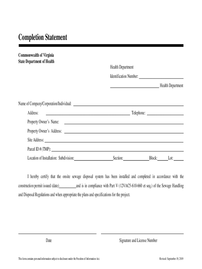 CompletionStatement Revised 09012019pdf DOCX  Form