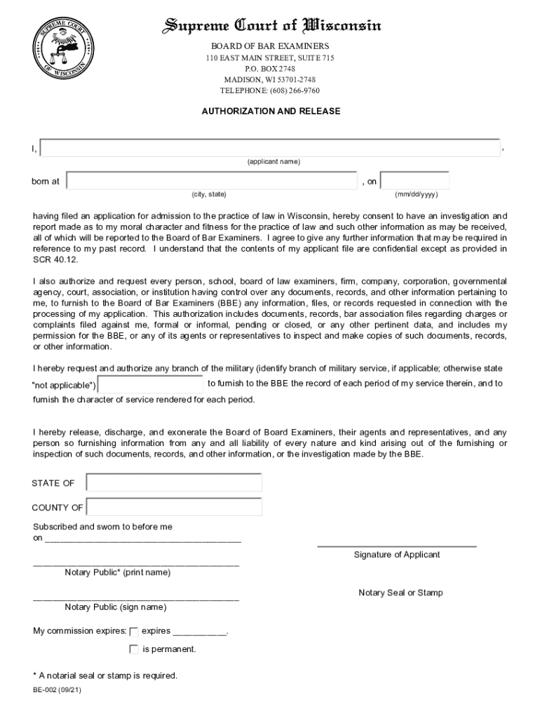  WI BE 004 Fill and Sign Printable Template 2021-2024