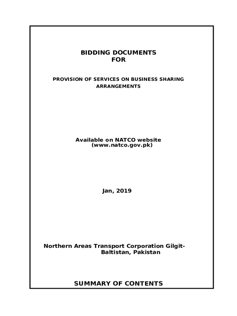 PDF BIDDING DOCUMENTS for PROCUREMENT of BUSES Natco  Form