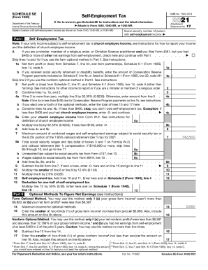 printable self employment tax form