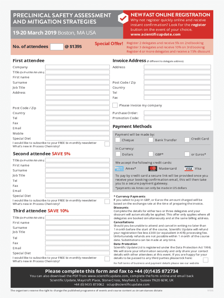 Get the Precision in Drug Discovery &amp;amp;amp; Preclinical  Form