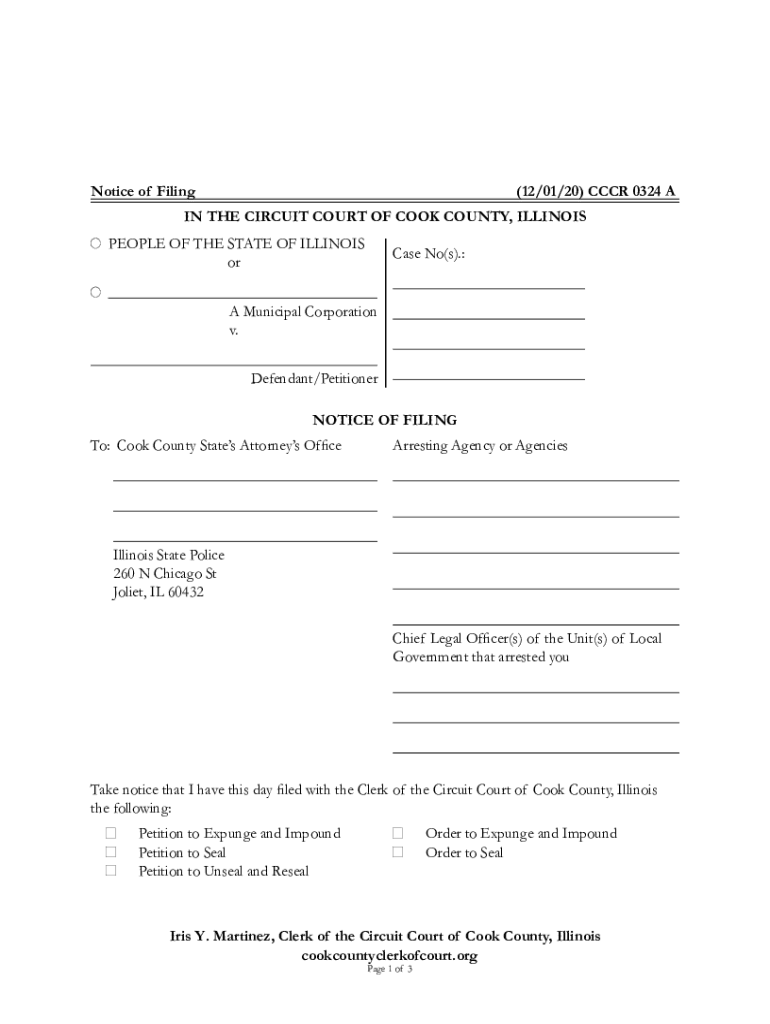  Notice of Filing CCCR 324 a in the CIRCUIT COURT of 2020-2024