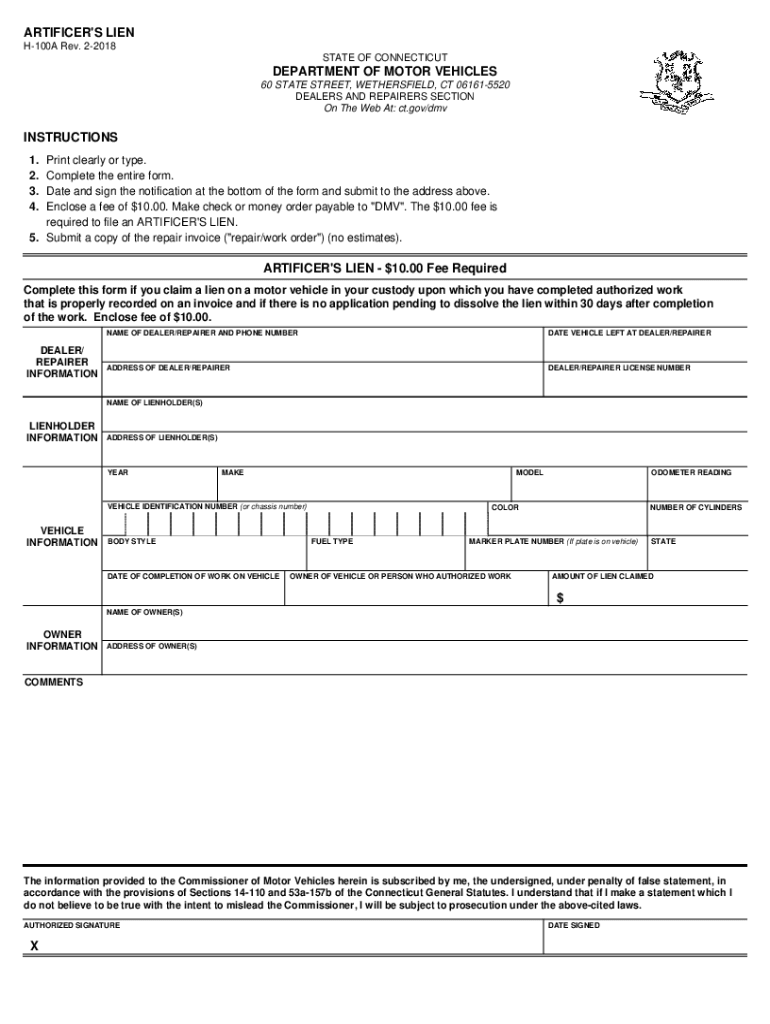 Get and Sign Www pdfFiller Com448679680 ARTIFICERS LIEN Fillable Online ARTIFICER'S LIEN Fax Email Print pdfFiller 2018-2022 Form