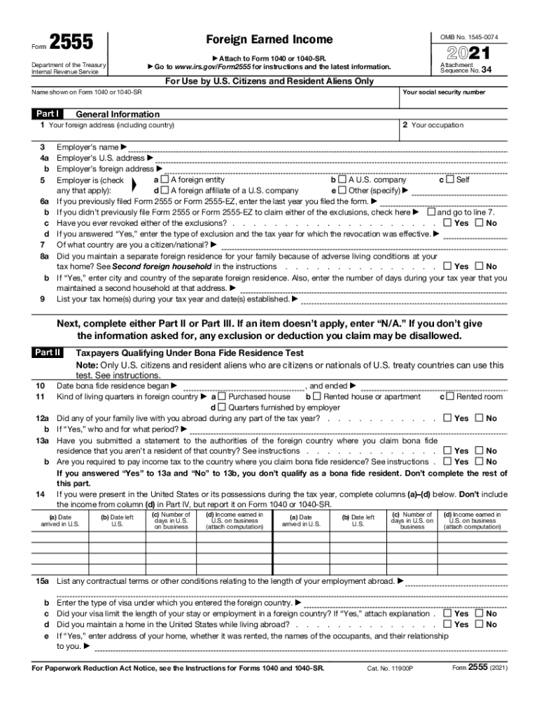  Department of the Treasury Attachment G Attach to Form 2021