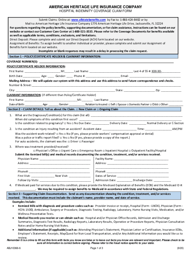 CLAIM FORM and INSTRUCTIONS If You Have Any Questi