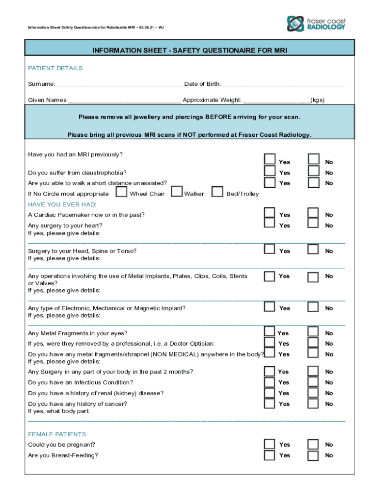 Patient Information Sheet for Rebateable MRI New DOCX