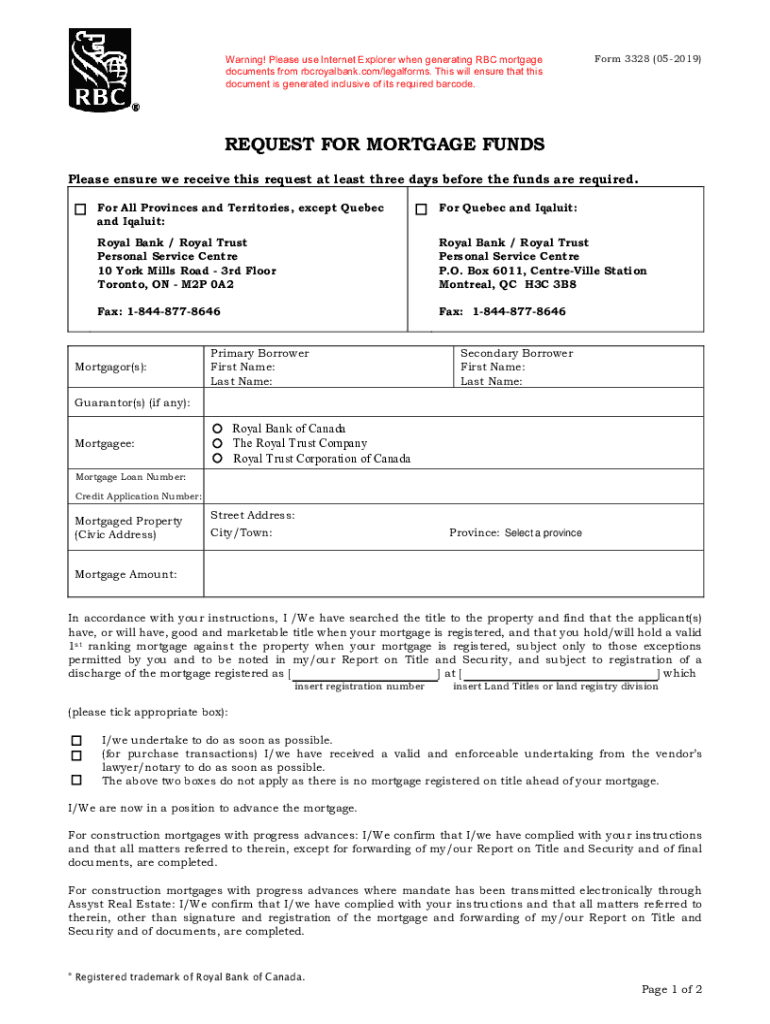 Form 4177 201905 REPORT on TITLE and RBC Royal Bank