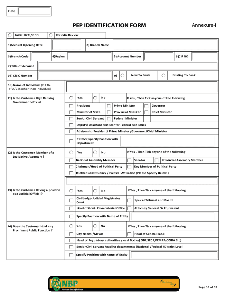 Pakistan Pep  Form