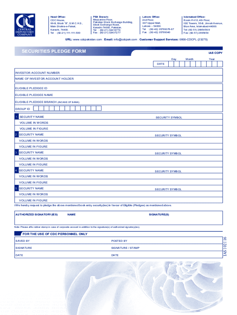 Chief Compliance &amp;amp; Risk Officer Central Depository Company  Form