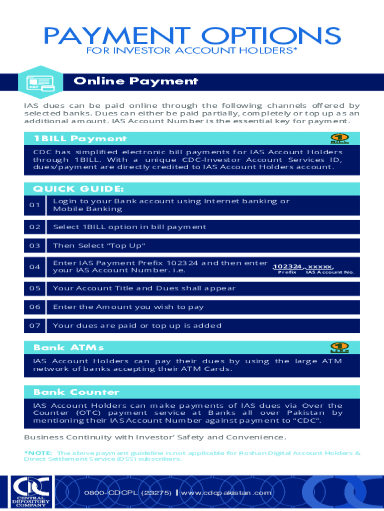Payment Guideline Changes  Form