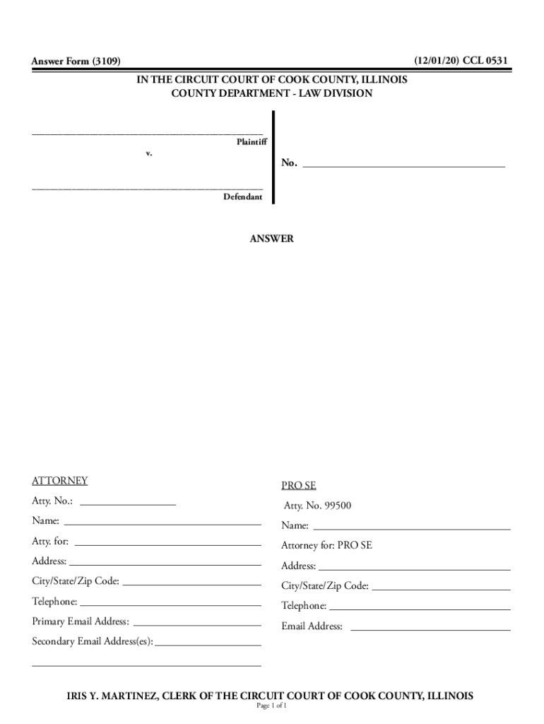 120120 CCL 0531Answer Form 3109 in the CIRCU