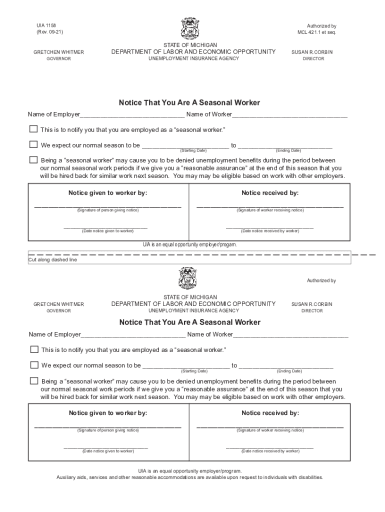  15832680587 PDF UIA 1583Rev 03 19 Authorized by MCL 2021-2024