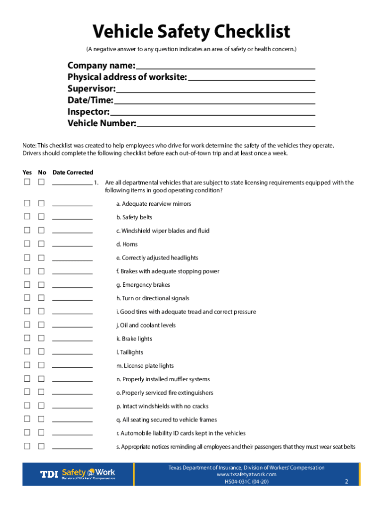  Texas State of Insurance Texas Department of Division of 2020-2024