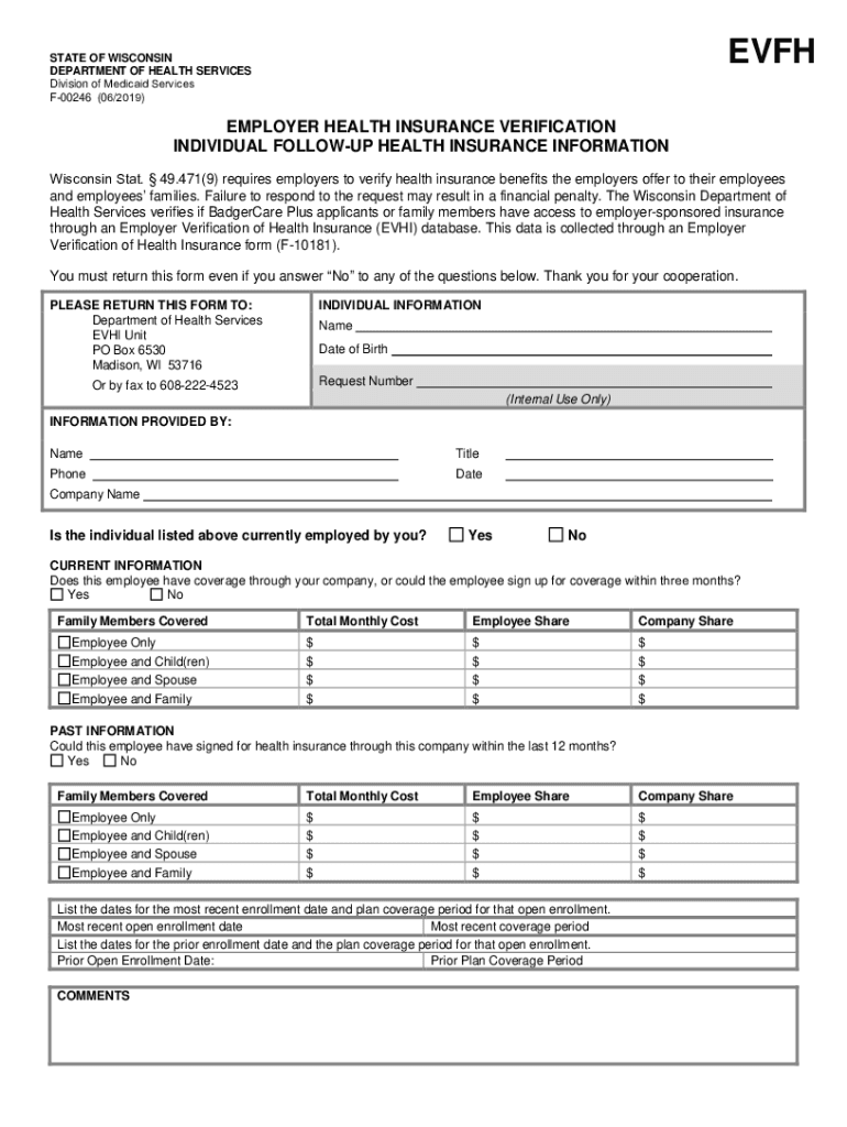 Www Dhs Wisconsin GovmedicaidMedicaid in WisconsinWisconsin Department of Health Services  Form