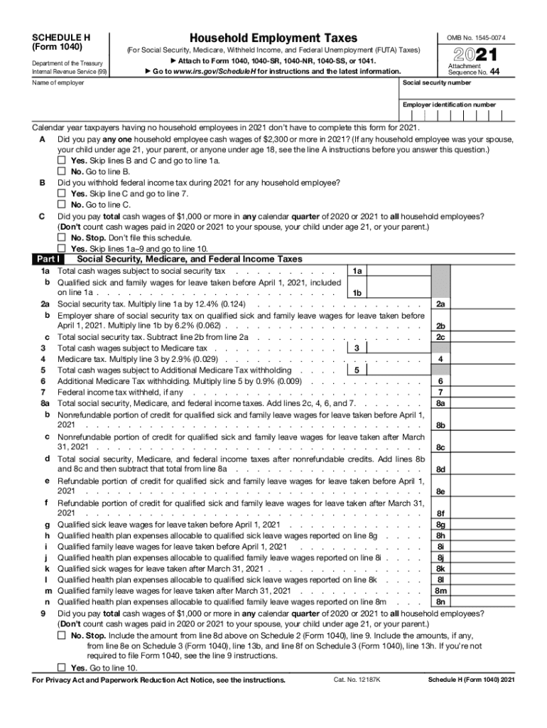  Form 1040 U S Individual Income Tax Return 20 2021