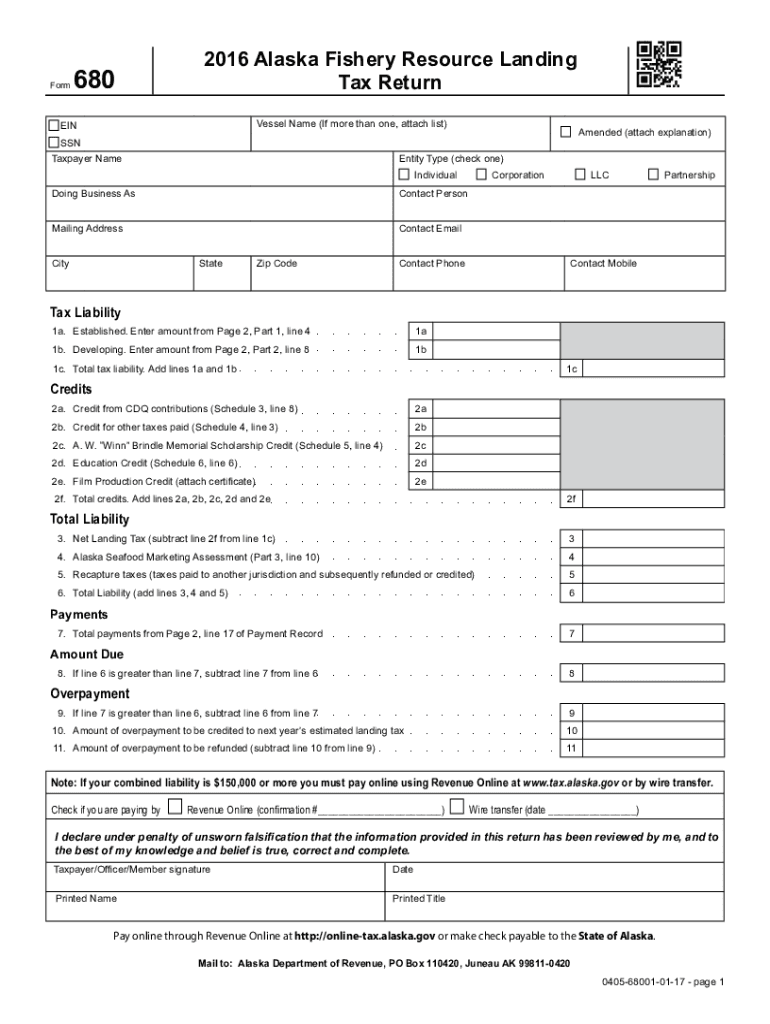Tax Alaska GovprogramsprogramsAlaska Department of Revenue Tax Division  Form