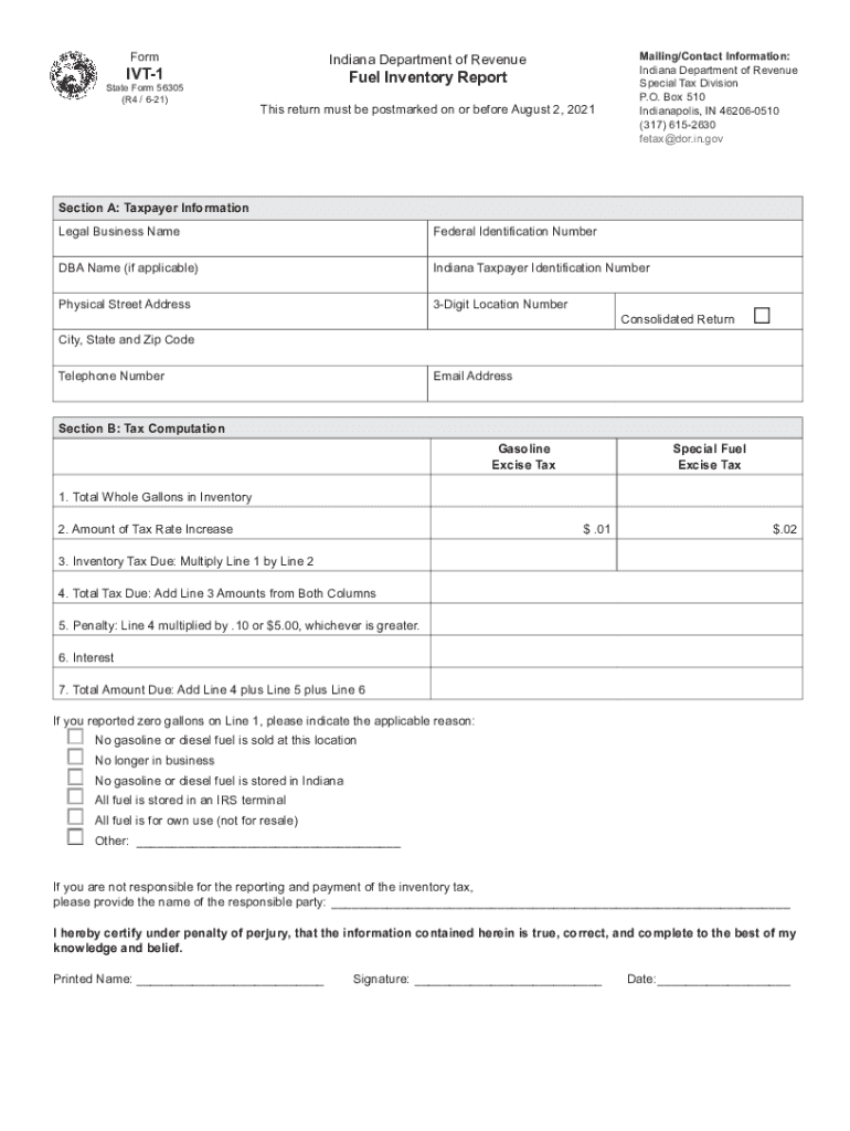  Indiana Department of Revenue Schedule 8 D Forms in Gov 2021