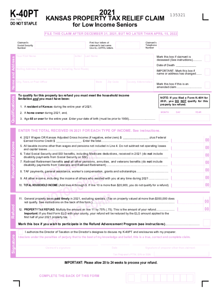 Maine Property Tax Relief Form