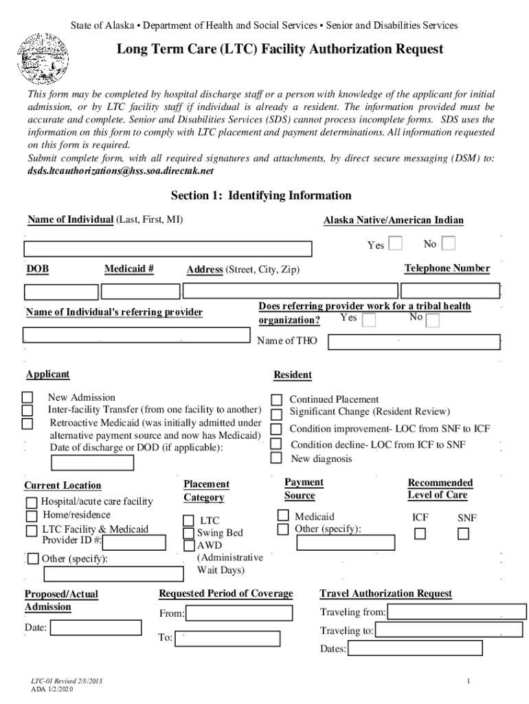 AK LTC 01  Form