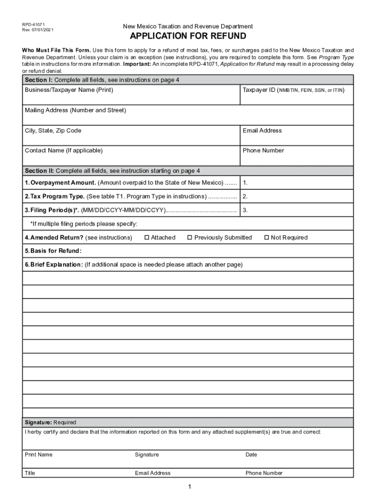  Taxation and Revenue Department Wc Fee Due Who Must File 2021-2024