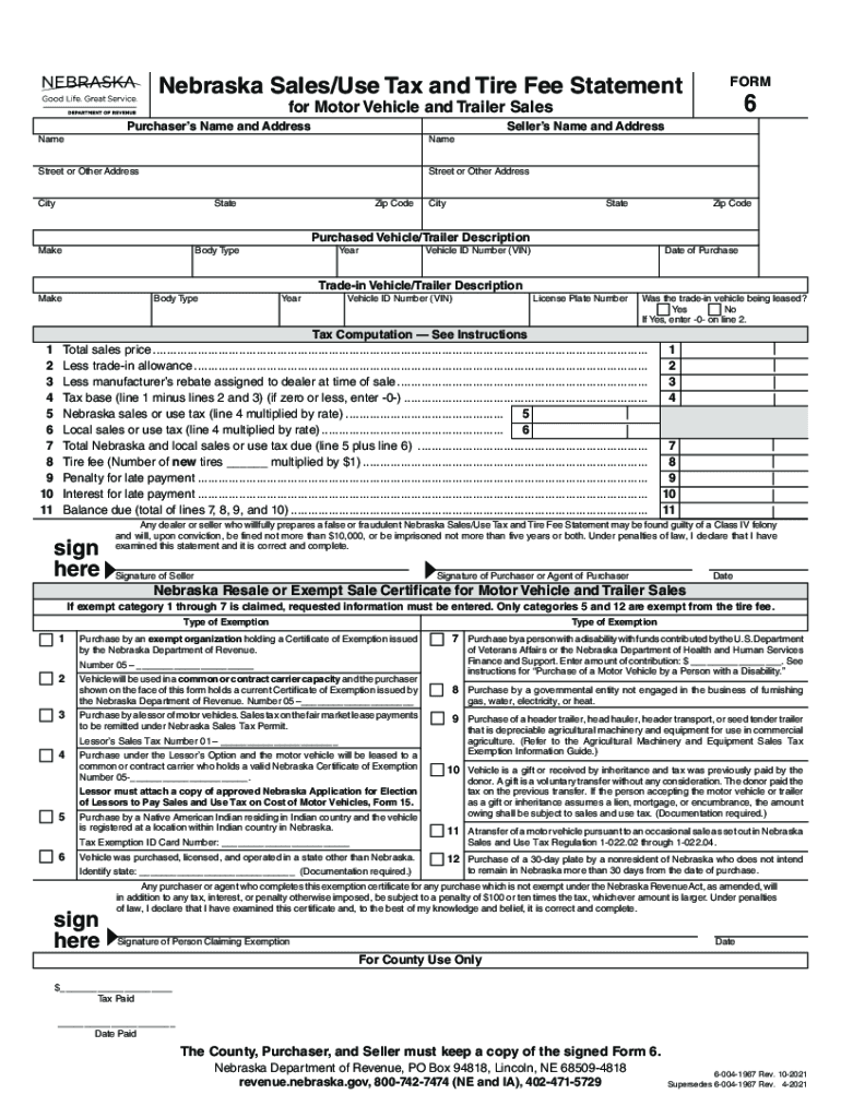  Revenue Nebraska Govsales and Use Tax FormsSales and Use Tax FormsNebraska Department of Revenue 2021-2024