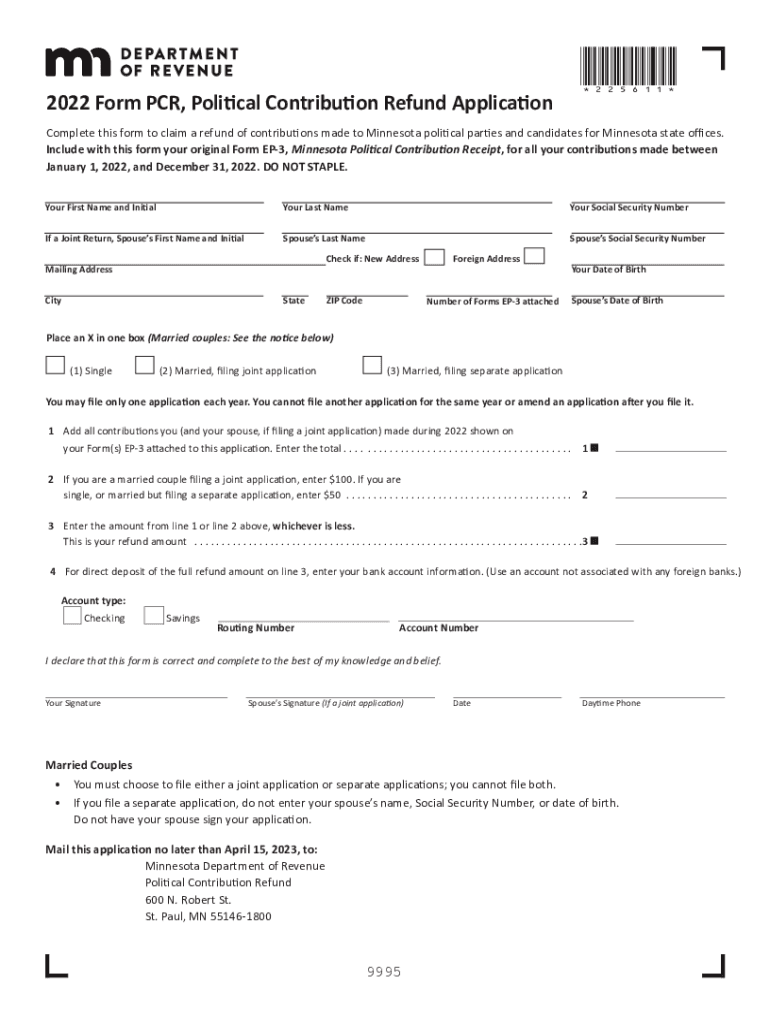  Number of Forms EP 3 Attached Minnesota Department of 2022-2024