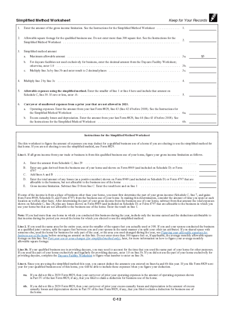  Instructions for Schedule C Internal Revenue Service 2021