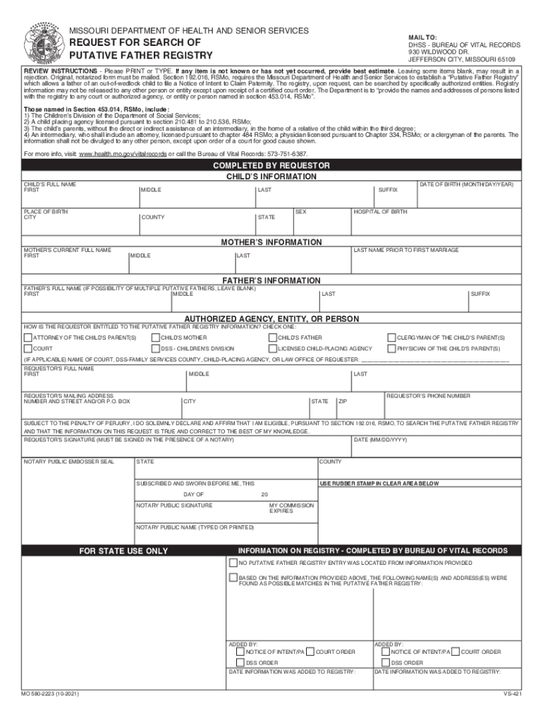  Health Mo GovdatavitalrecordsBureau of Vital Records Missouri Department of Health and 2021-2024