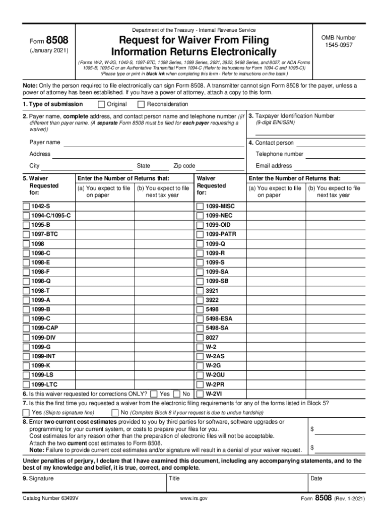  Internal Revenue Service Information 2021