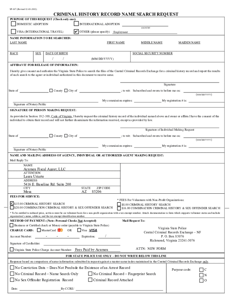 Employee Packet Acumen Fiscal Agent  Form