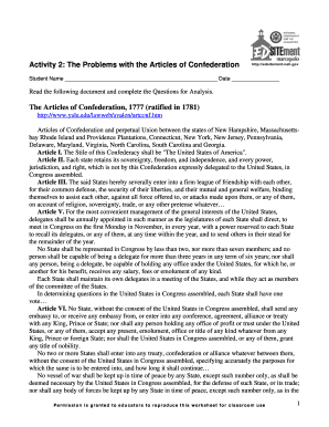 articles of confederation vs constitution