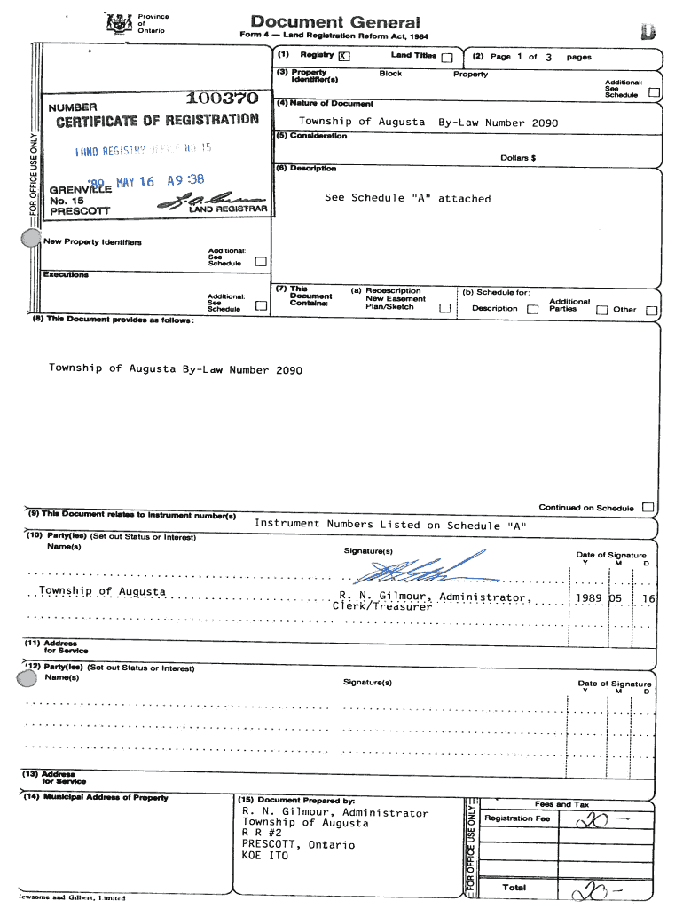 Document General Form 4