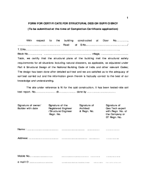 Wound Certificate Format