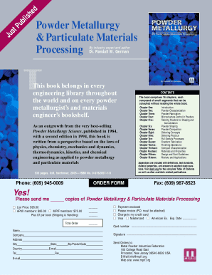 Powder Metallurgy Science Randall M German PDF  Form
